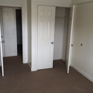 Bedroom with closet