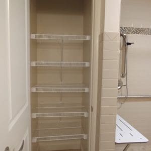 Accessible linen closet