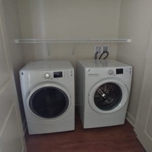 Laundry closet