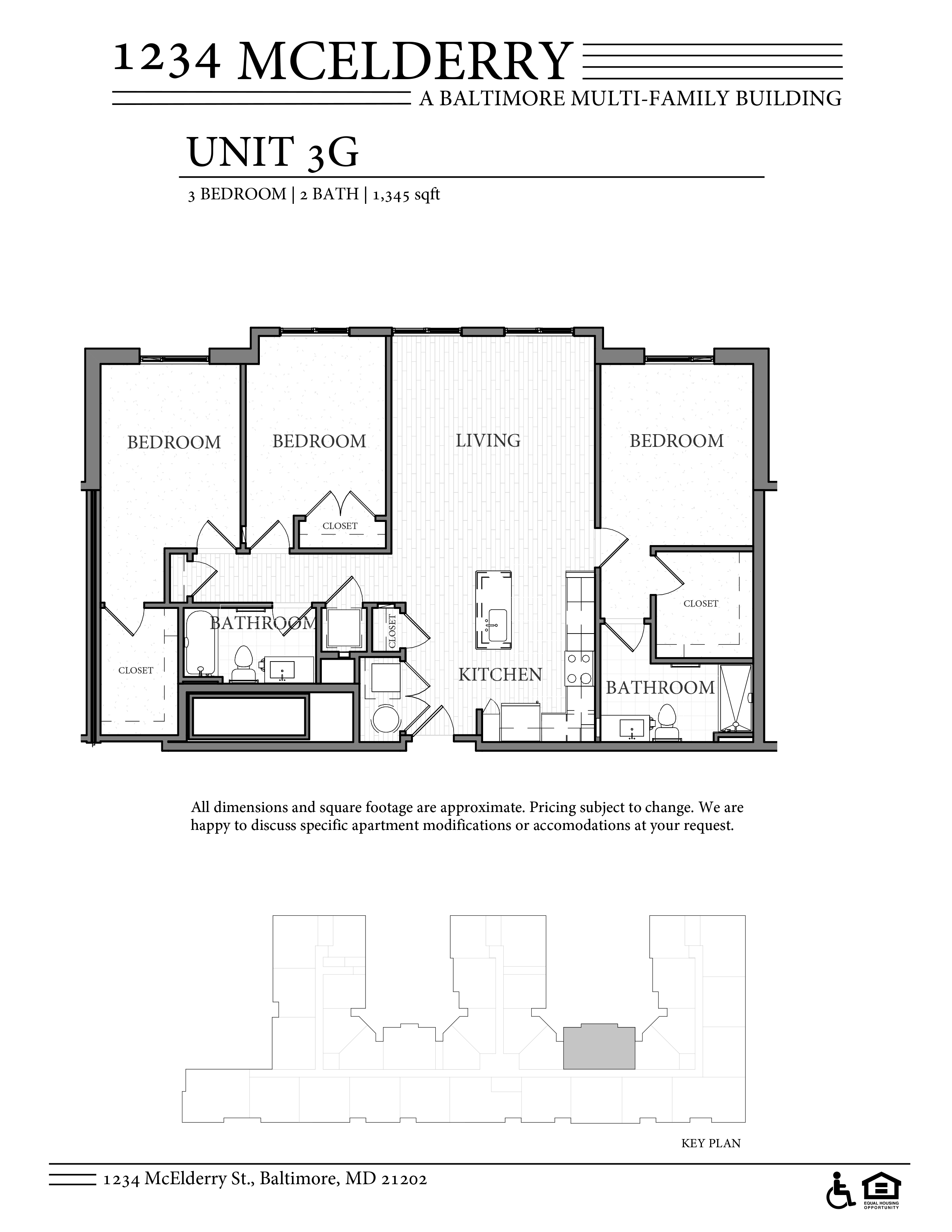 1234 McElderry Floor Plan 3 Bedroom Columbus Property